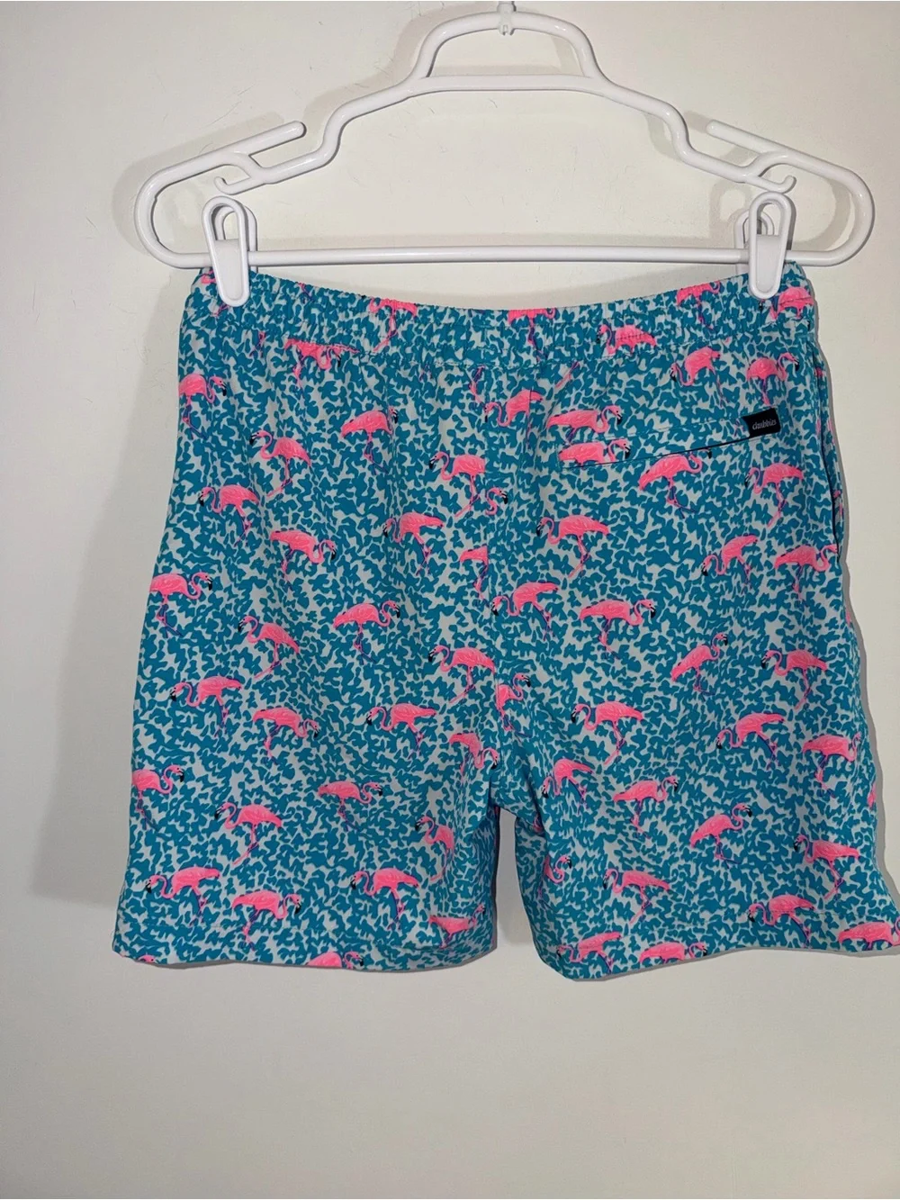 Chubbies The Domingos Are Flamingos Stretch Swim Trunks youth large